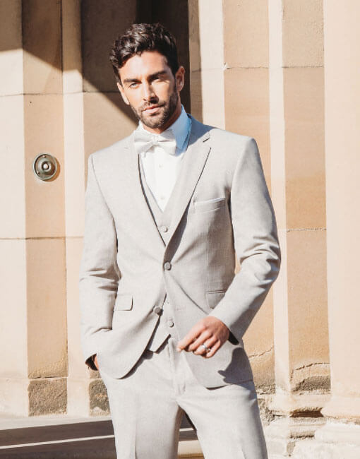 Male Model wearing a Tuxedo